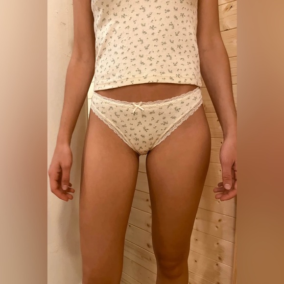 Brandy Melville Other - Brandy Melville Floral Eyelet Panties One Size New